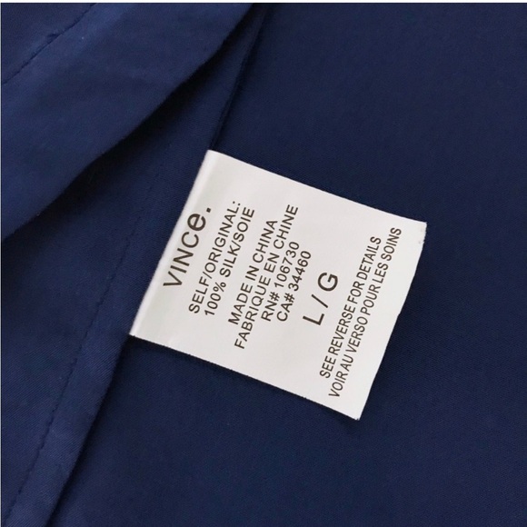 Vince Silk Georgette Draped Dress - Picture 8 of 8